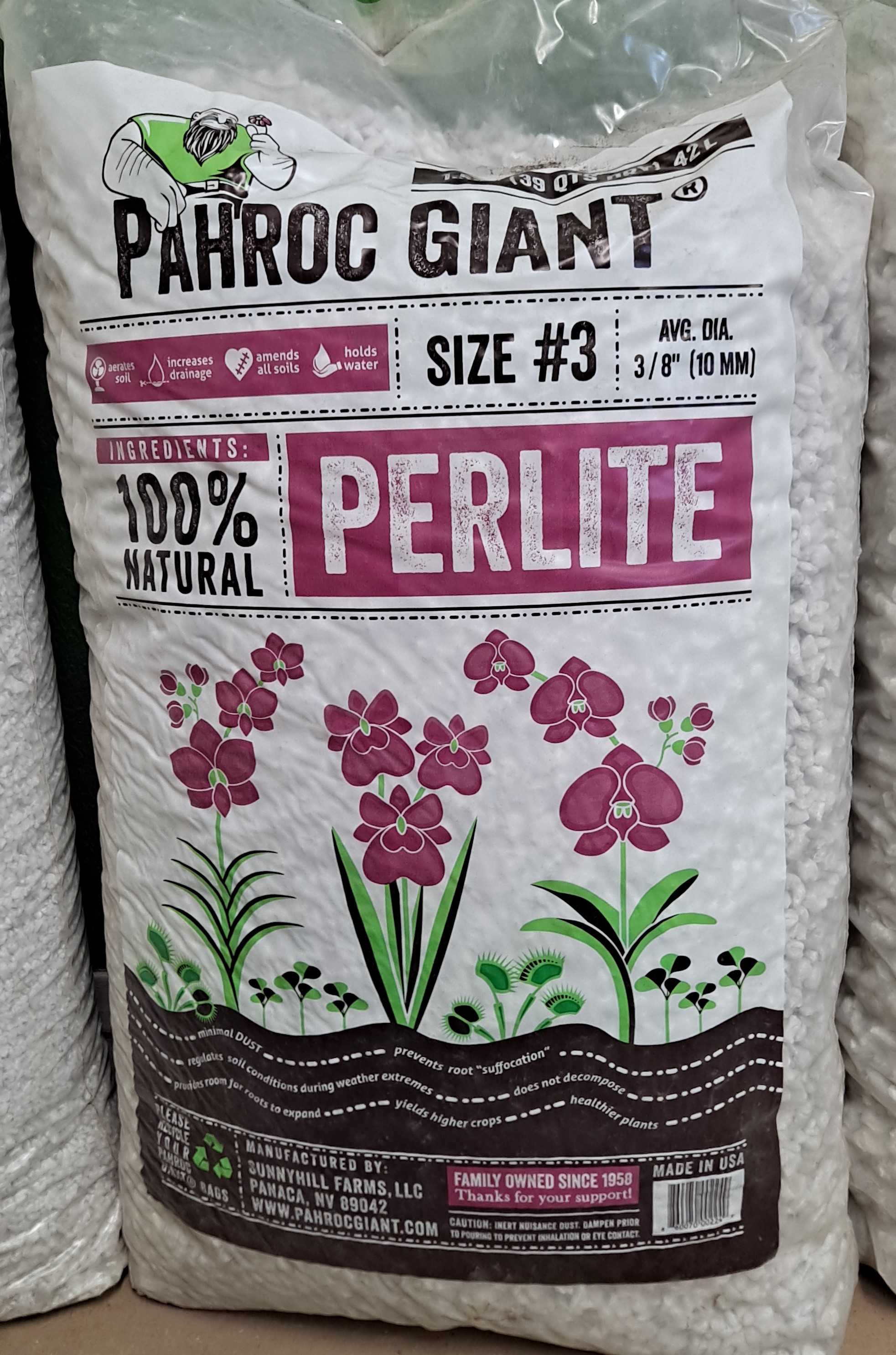 Perlite, #3, 4 cubic foot bag.